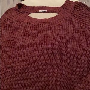 Maroon sweater